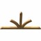 Ekena Millwork Richland Rough Sawn Timber Gable Bracket, Western Red Cedar, 108"W x 58"H x 4"D x 6"F, 13/12 Pitch GBW108X58X0406RIC00RWR - alternate 2